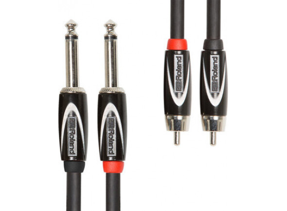 <b>Roland RCC-15-2R28 Cabo Audio Jack Duplo reto mono RCA Duplo 4.5 metros comprimento Garantia Vitalícia</b> <b>Roland RCC-15-2R28 Cabo Audio Jack Duplo reto mono RCA Duplo 4.5 metros comprimento Garantia Vitalícia</b>